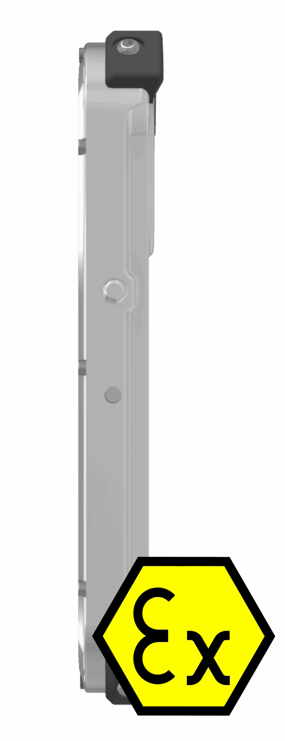 Atexxo explosion-proof iPhone 17, side view