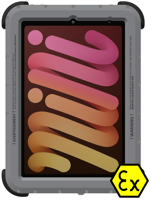 Atexxo explosion-proof iPad mini 7, front view