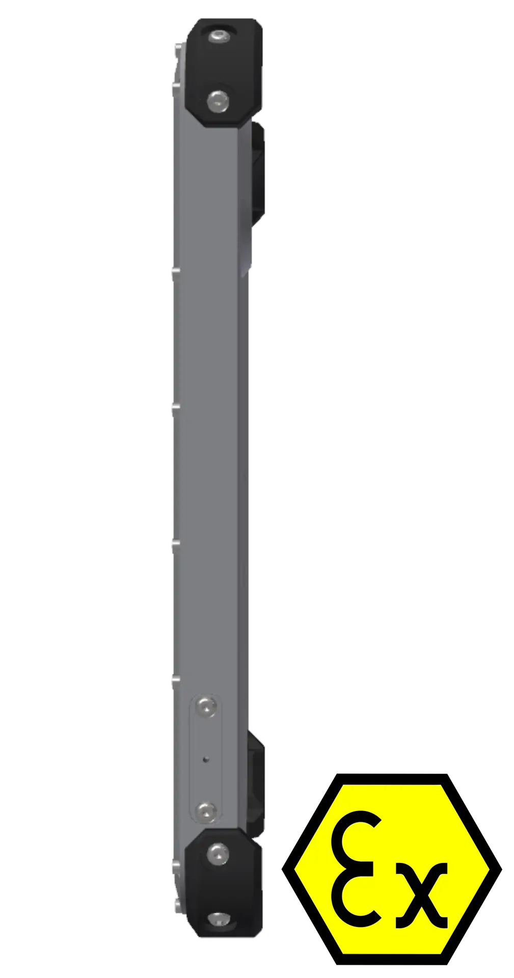Atexxo explosion-proof iPad mini 7, side view